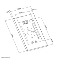 Smartphone- oder tablett-support Neomounts WL15-650WH1 Weiß