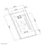 Smartphone- oder tablett-support Neomounts WL15-650WH1 Weiß