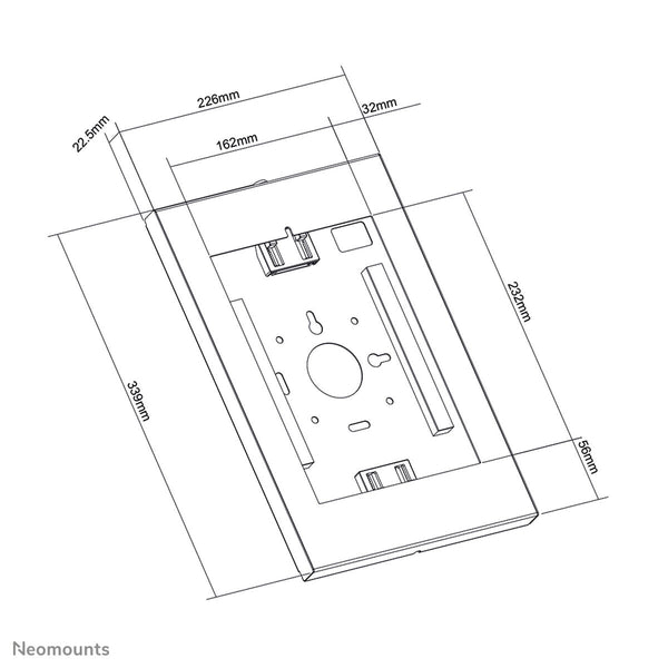 Smartphone- oder tablett-support Neomounts WL15-650WH1 Weiß