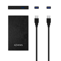 Externe Box Aisens ASE-2523B Schwarz 2,5"