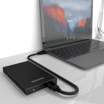 Externe Box Aisens ASE-2523B Schwarz 2,5"