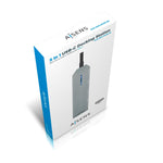 Hub USB Aisens ASUC-5P003-GR Grau 100 W