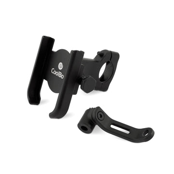 Fahrrad-Handyhalter CoolBox Coolrider Schwarz Aluminium 58-95 mm
