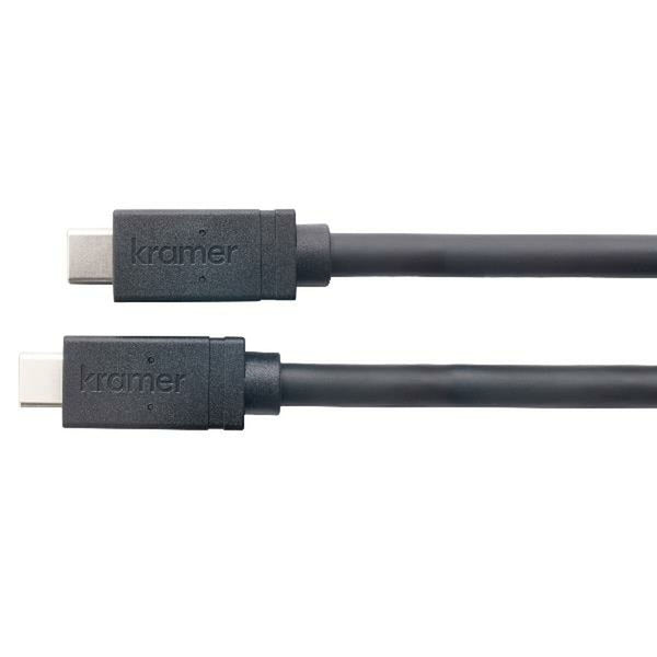 USB-C-Kabel Kramer 96-0219103 3 m Schwarz (1 Stück)