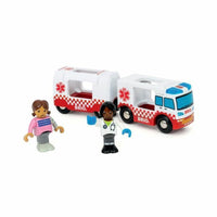 Playset Brio Rescue Ambulance 4 Stücke