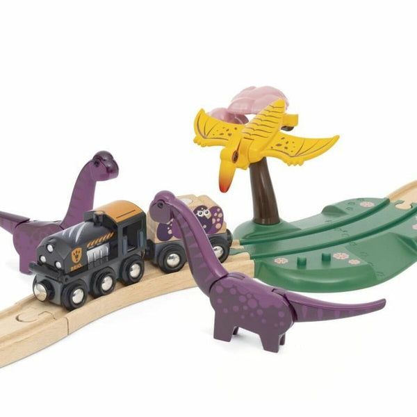 Trainiere mit Circuit Brio Aventure Dinosaure