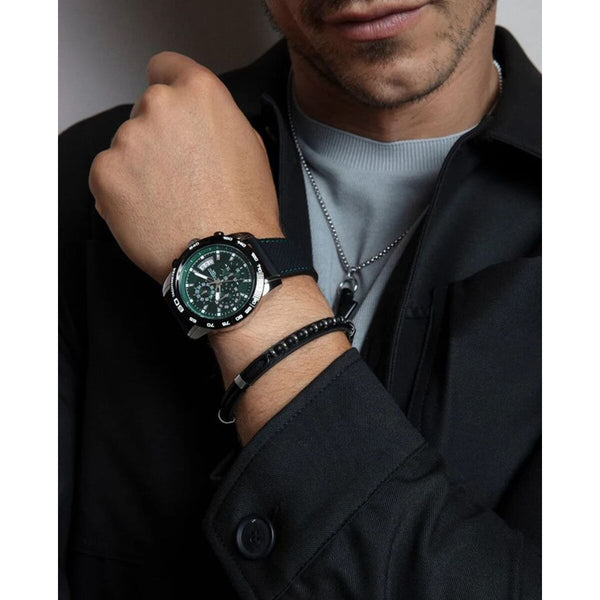 Herrenarmreif Viceroy 15169P01010 Schwarz