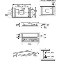 Konventioneller Rauchfang AEG DCK5281HG Weiß