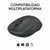 Drahtlose Bluetooth Maus Logitech M240 Graphit Schwarzweiß