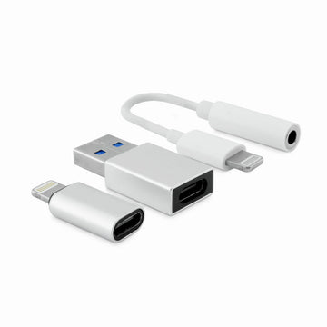 USB-Kabel CoolBox COO-CKIT-APPL Weiß