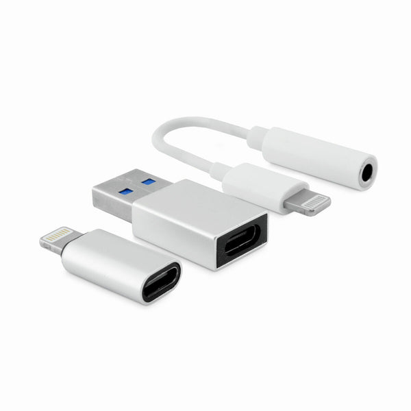 USB-Kabel CoolBox COO-CKIT-APPL Weiß