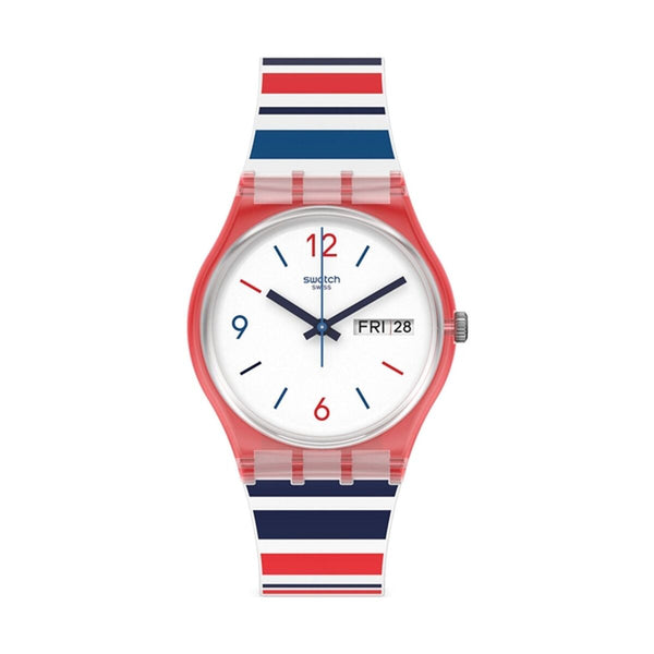 Herrenuhr Swatch SEA BARCODE Weiß (Ø 34 mm)