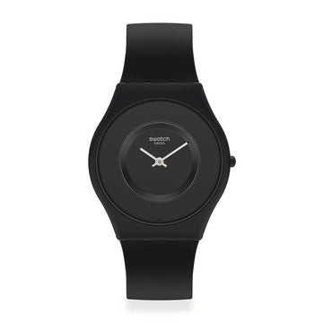 Unisex-Uhr Swatch SS09B100 Schwarz (Ø 34 mm)