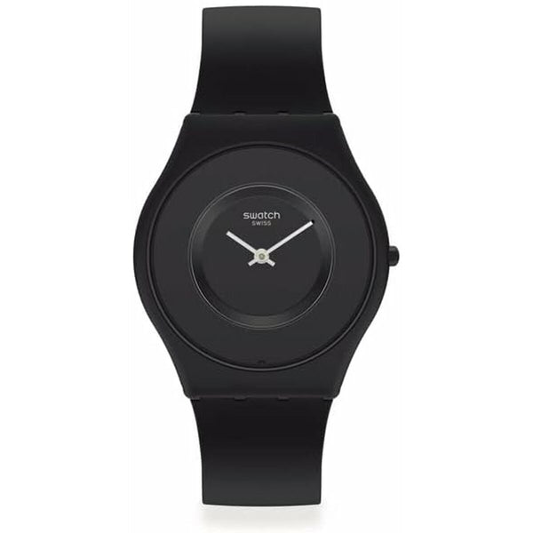 Unisex-Uhr Swatch SS09B100 Schwarz (Ø 34 mm)