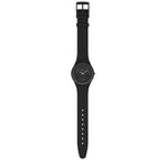 Unisex-Uhr Swatch SS09B100 Schwarz (Ø 34 mm)