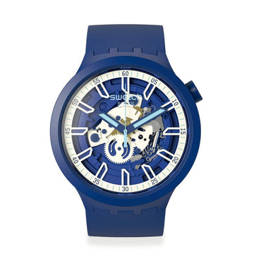 Herrenuhr Swatch ISWATCH BLUE (Ø 47 mm)