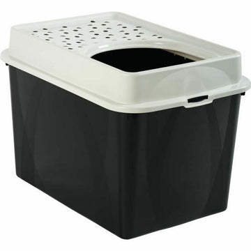Katzentoilette Rotho Berty Schwarz Polypropylen 57,2 x 39,3 x 40,4 cm