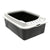 Katzentoilette Rotho Bonnie Eco Schwarz 57,2 x 39,3 x 20,9 cm Kunststoff