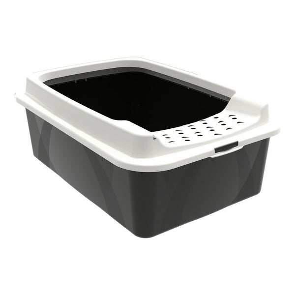 Katzentoilette Rotho Bonnie Eco Schwarz 57,2 x 39,3 x 20,9 cm Kunststoff