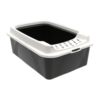 Katzentoilette Rotho Bonnie Eco Schwarz 57,2 x 39,3 x 20,9 cm Kunststoff