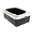 Katzentoilette Rotho Bonnie Eco Schwarz 57,2 x 39,3 x 20,9 cm Kunststoff