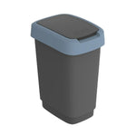 Mülltonne Rotho Twist Blue Blau Kunststoff 10 L