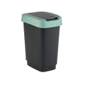 Mülltonne Rotho Twist Green grün Kunststoff 10 L