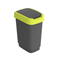 Mülltonne Rotho Twist Lime Kunststoff 10 L