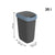 Mülltonne Rotho Twist Blue Blau Kunststoff 25 L