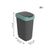 Mülltonne Rotho Twist Green grün Kunststoff 25 L