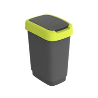 Mülltonne Rotho Twist Lime Kunststoff 50 L