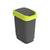 Mülltonne Rotho Twist Lime Kunststoff 50 L