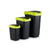 Mülltonne Rotho Twist Lime Kunststoff 50 L