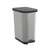 Mülltonne Rotho Ribo Silver Silber Kunststoff 35 L