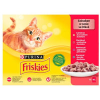 Katzenfutter Purina Friskies Mix Huhn Rindfleisch Lamm Ente 12 x 85 g