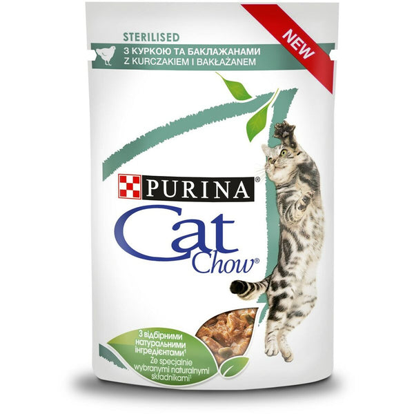 Katzenfutter Purina Chow Sterlisied Gig Huhn 85 g