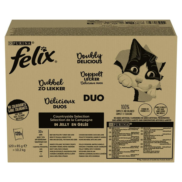 Katzenfutter Purina Felix Fantastic Duo Mix Countryside