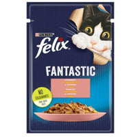 Katzenfutter Purina Fantastic Lachsfarben 85 g