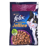 Katzenfutter Purina Felix Sensations Ente Spinat 85 g