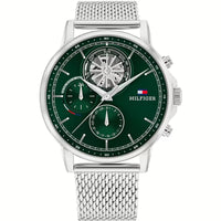 Herrenuhr Tommy Hilfiger 1692157 grün Silberfarben