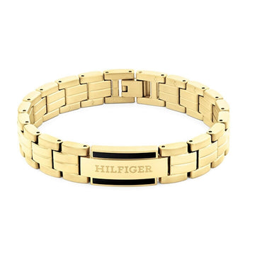 Herrenarmreif Tommy Hilfiger PARKER Edelstahl Gold