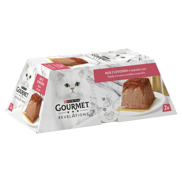 Katzenfutter Purina Gourmet Lachsfarben 2 x 57 g