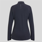 Unisex Langarm-T-Shirt Odlo 1/2 Zip Zeroweight Schwarz