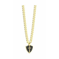 Herrenhalsband Guess JUMN04019JWYGBKT-U Kreuz