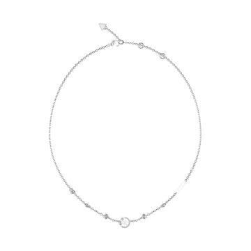 Damenhalskette Guess JUBN05038JWRHT-U Silberfarben