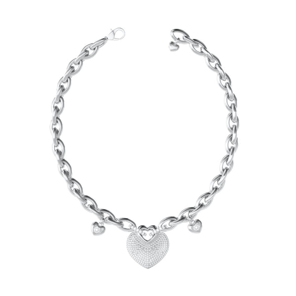 Damenhalskette Guess JUBN05205JWRHT-U Silberfarben