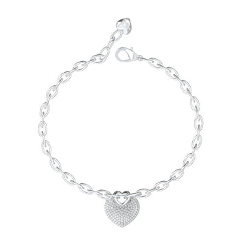 Damenarmreif Guess JUBB05214JWRHS Silberfarben