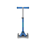 Scooter Micro Mini DELUXE LED Crystal Blue Blau