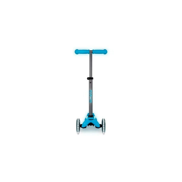 Scooter Micro Deluxe Glow LED Plus grün Grau türkis Silberfarben