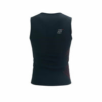 Ärmelloses Herren-T-Shirt Compressport Performance Schwarz